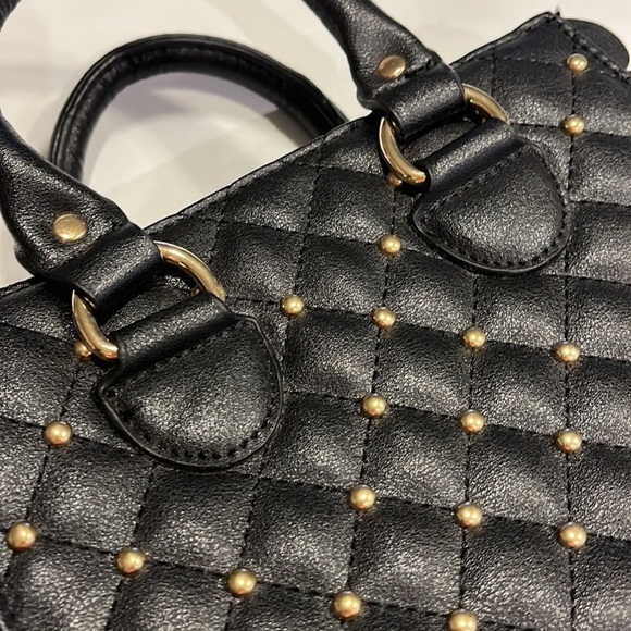 Fashion crossbody bag gold studs quilted - Picture 10 of 11